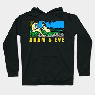 adam and eve Hoodie